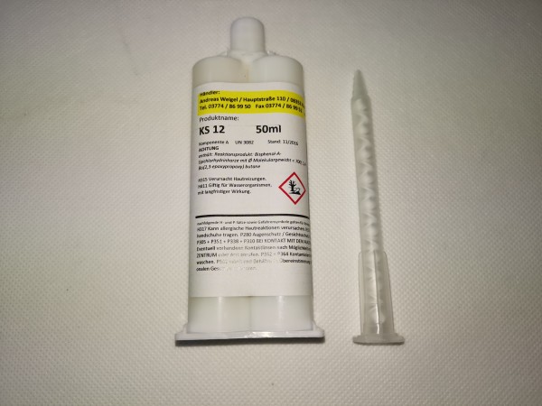 KS 12 Allzweck-Epoxidkleber 50 ml Kartusche